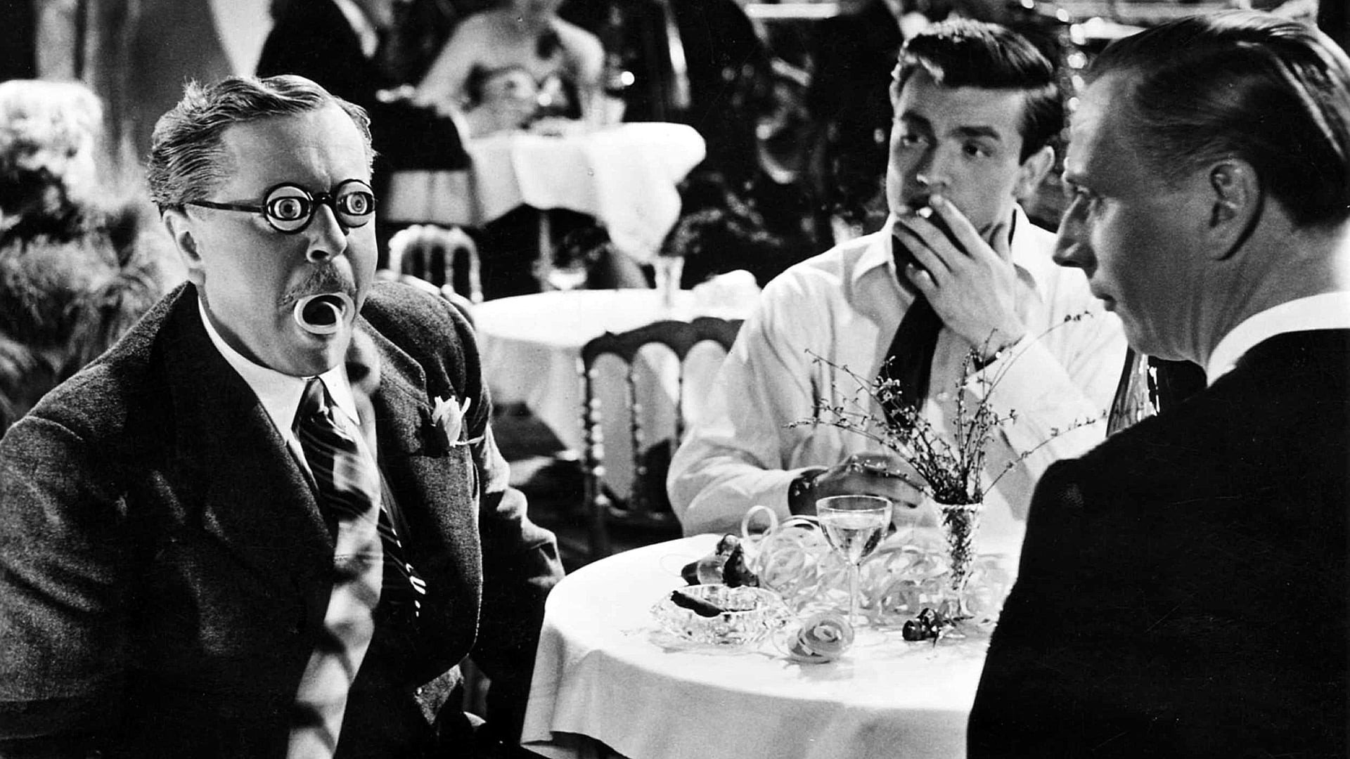 Drei Männer im Schnee