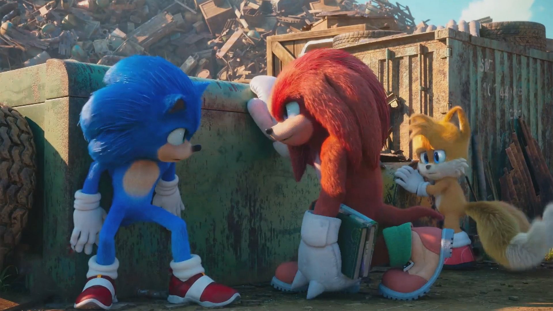 Sonic und die Drohne