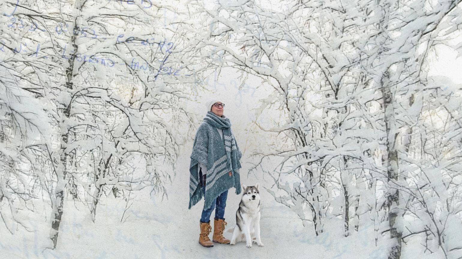 La nieve entre los dos