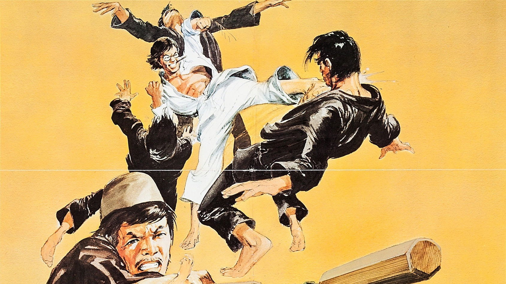 Gelbe Faust und blaues Auge