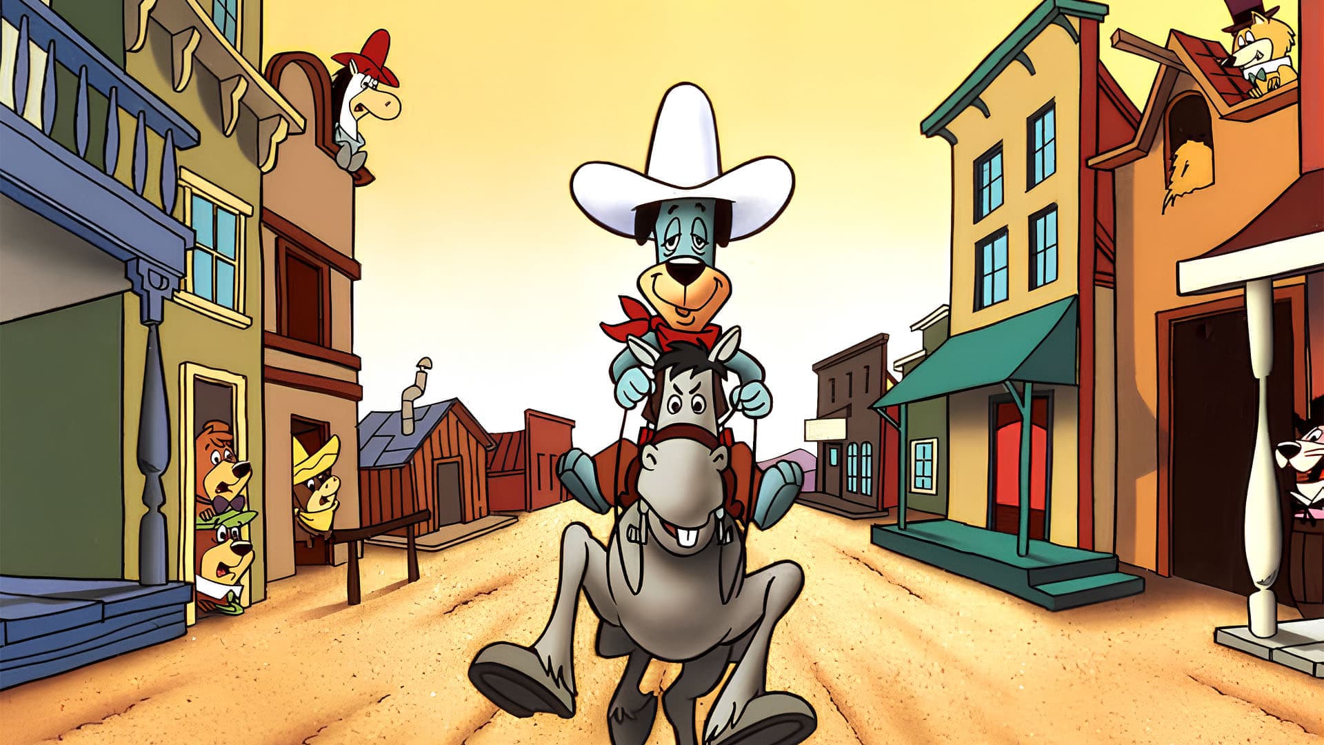 Huckleberry Hound, der einsame Cowboy