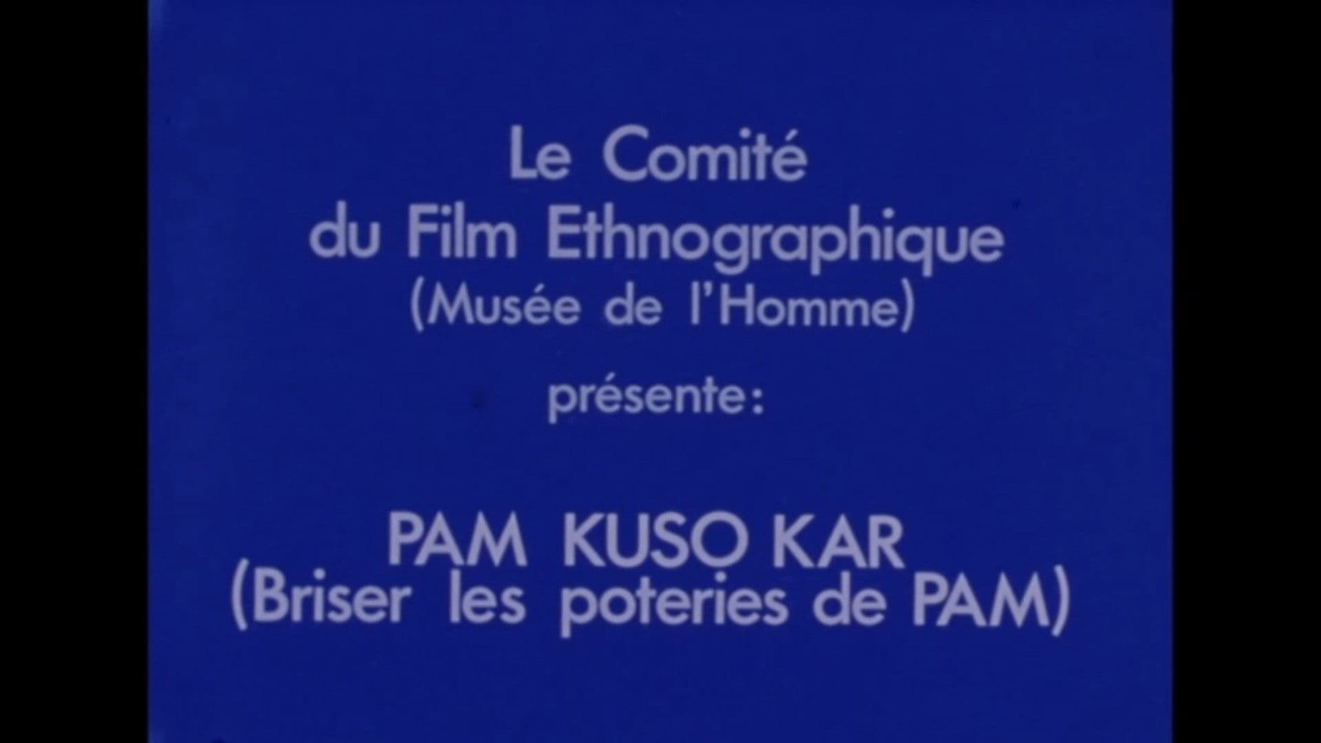 Pam Kuso Kar  (Briser les poteries de Pam)