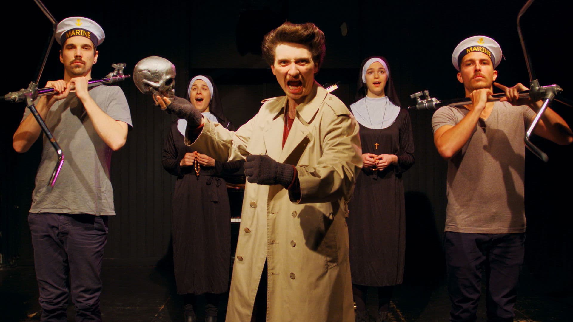 Peskador singt was vor