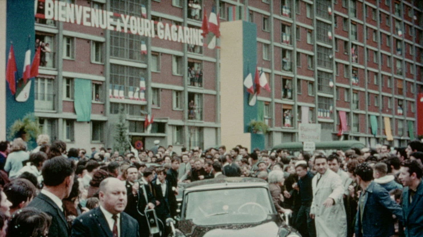 Visite de Youri Gagarine à Ivry-sur-Seine