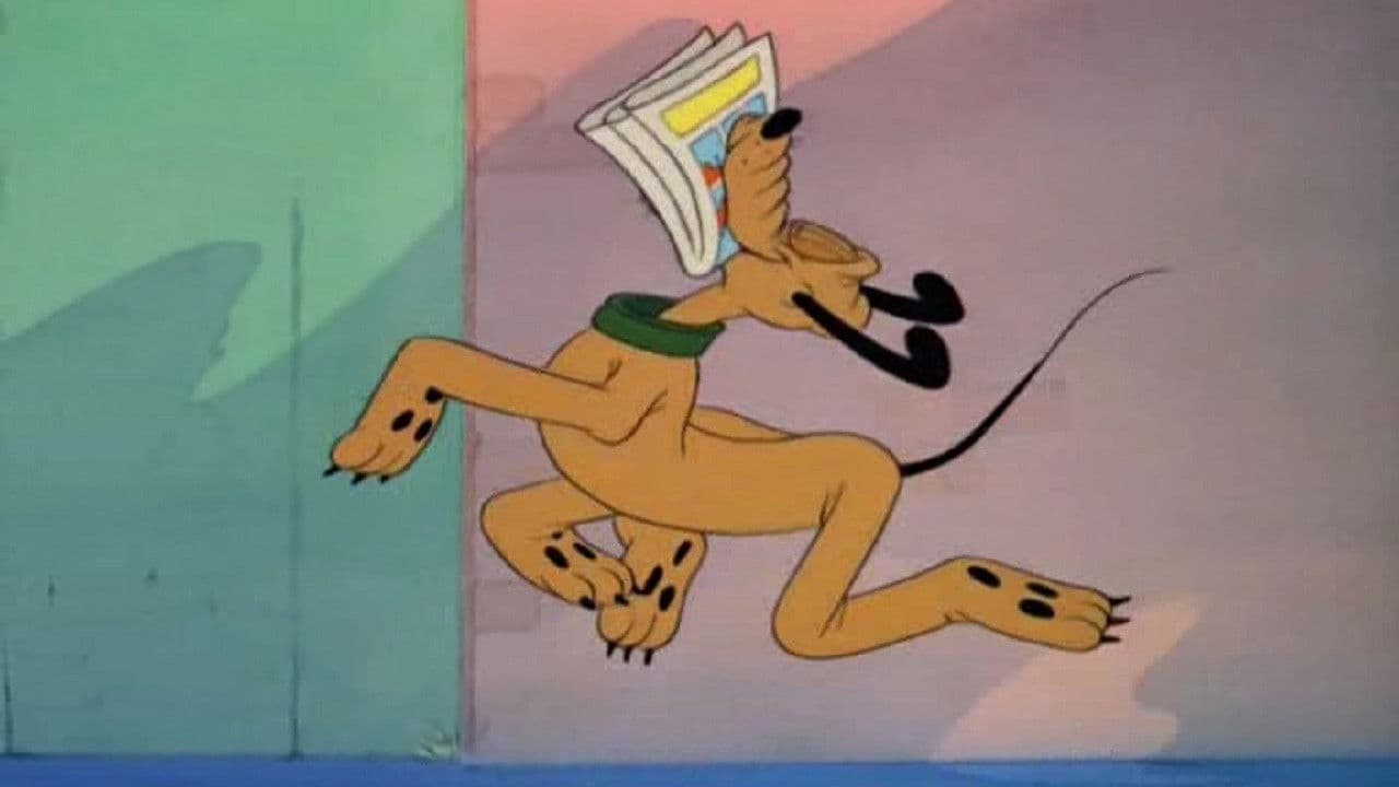 Pluto, der Zeitungshund