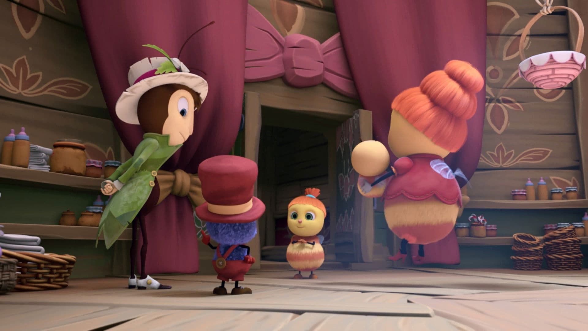 Kleine lustige Krabbler