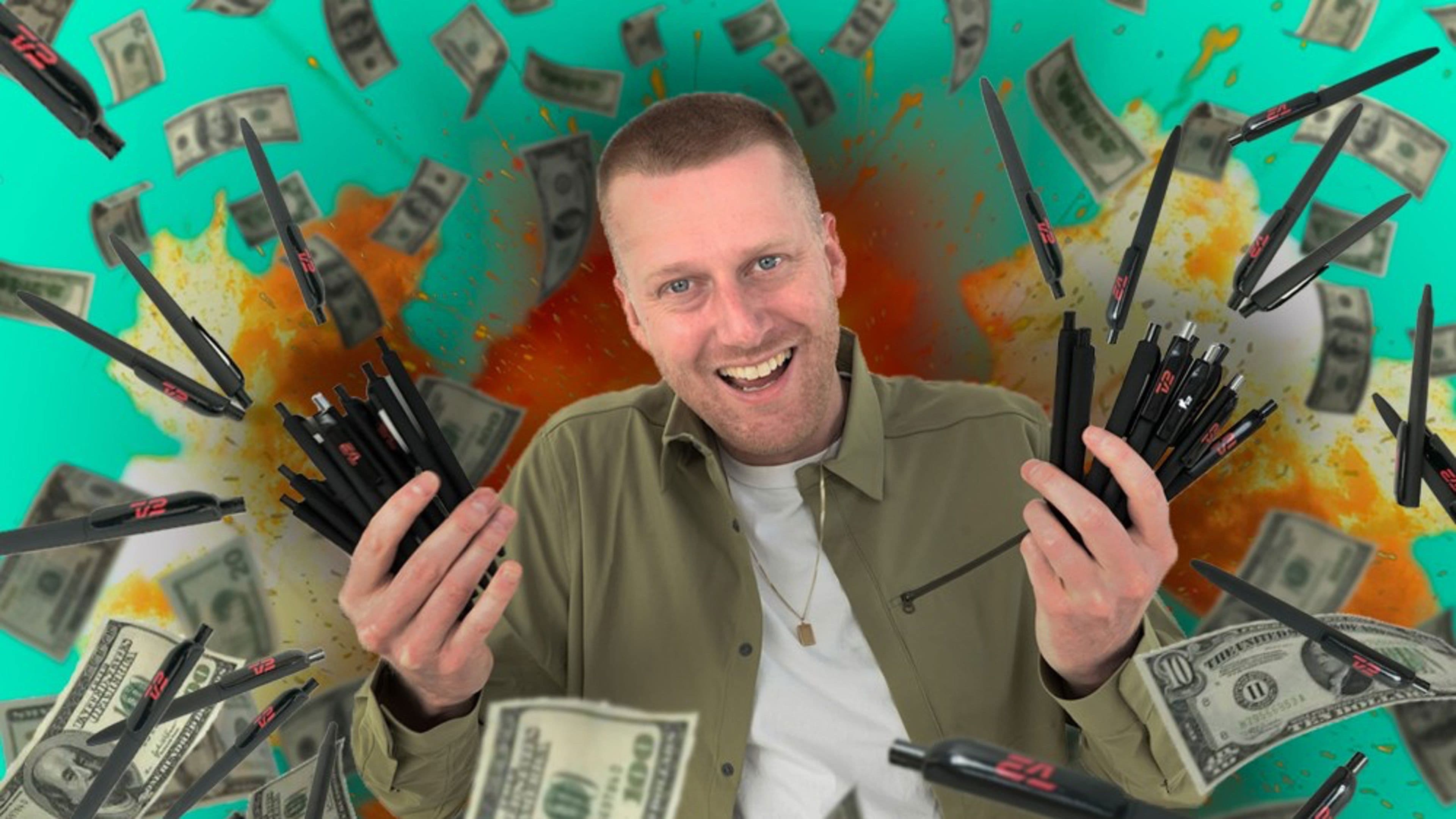 Kuglepen til knaster