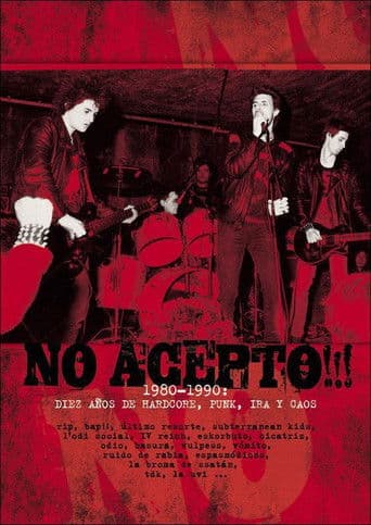 No acepto!!! 1980-1990: diez años de hardcore, punk, ira y caos