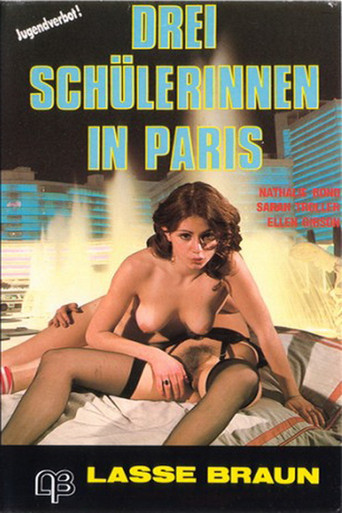 Drei Schülerinnen in Paris