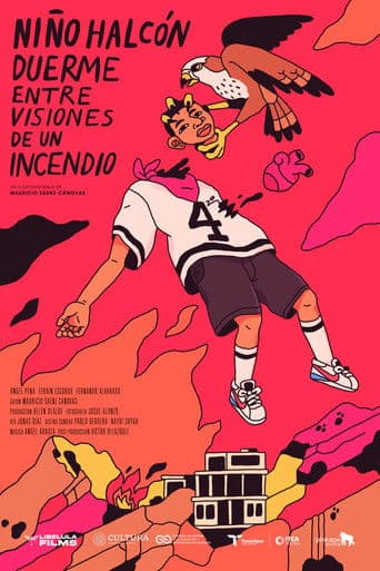 Niño Halcón Duerme Entre Visiones de un Incendio