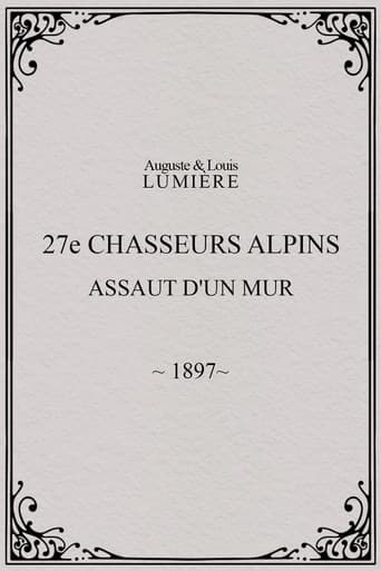 27ème chasseurs alpins : assaut d'un mur