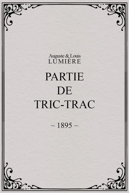 Partie de tric-trac