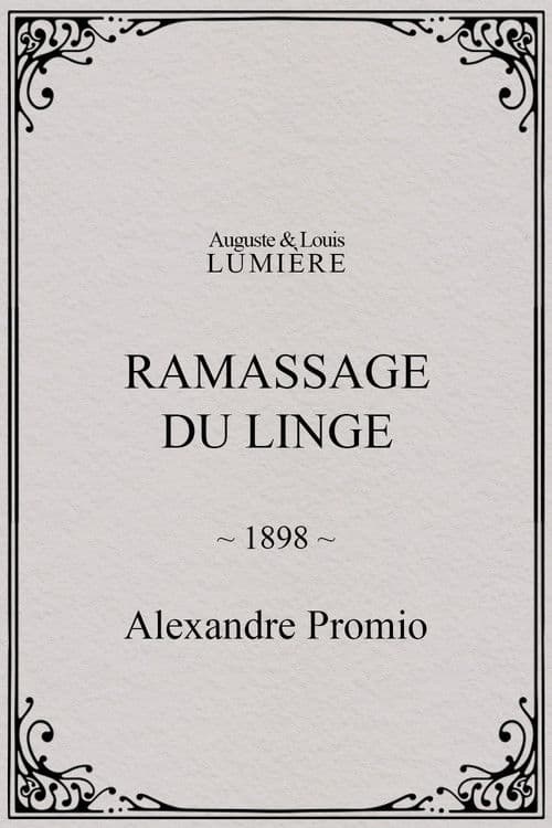 Ramassage du linge