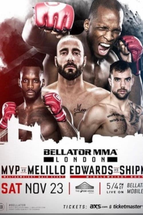 Bellator London - MVP vs Melillo