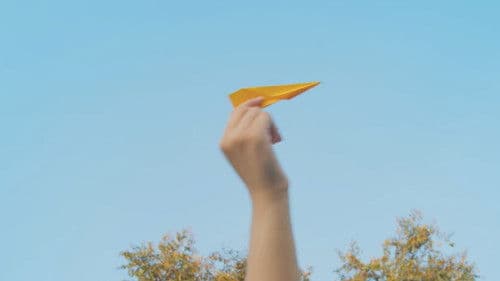 Makukulay na Eroplanong Papel Bild 1