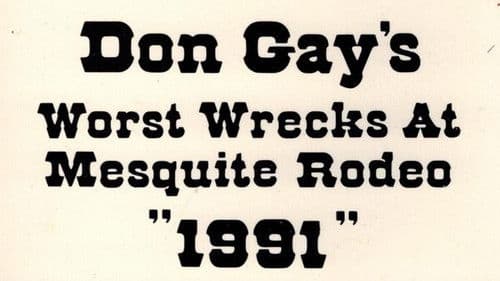 Don Gay's Worst Wrecks At Mesquite Rodeo 1991 Bild 1