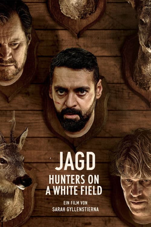 Hunters on a White Field