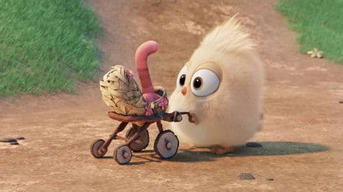 Das frühe Küken fängt den Wurm Bild 2