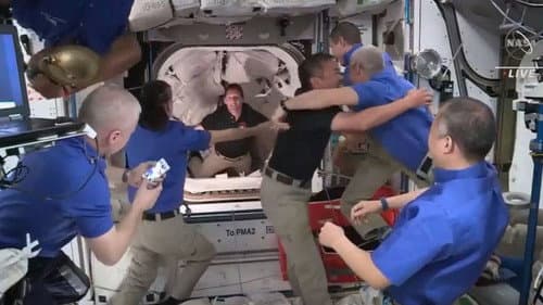 Thomas Pesquet, arrimage à l'ISS Bild 1