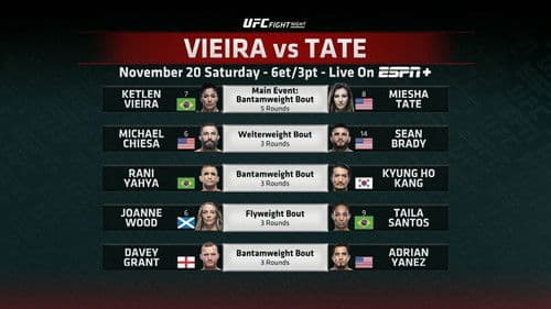 UFC Fight Night 198: Vieira vs. Tate Bild 2