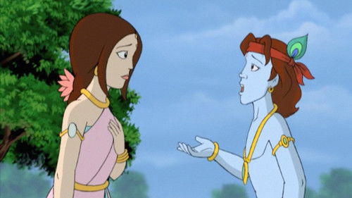 Krishna in Vrindavan Bild 1