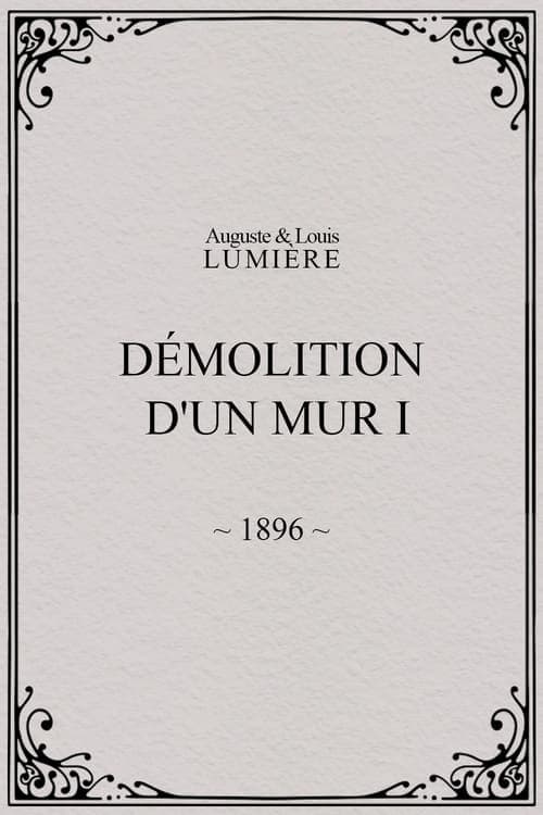 Démolition d'un mur I