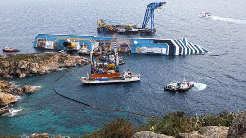 Die Bergung der Costa Concordia Bild 4