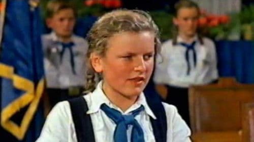 Blaue Wimpel im Sommerwind Bild 1