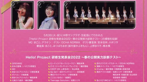 Hello! Project 研修生 発表会 2022 ～春の公開実力診断テスト～ Bild 1