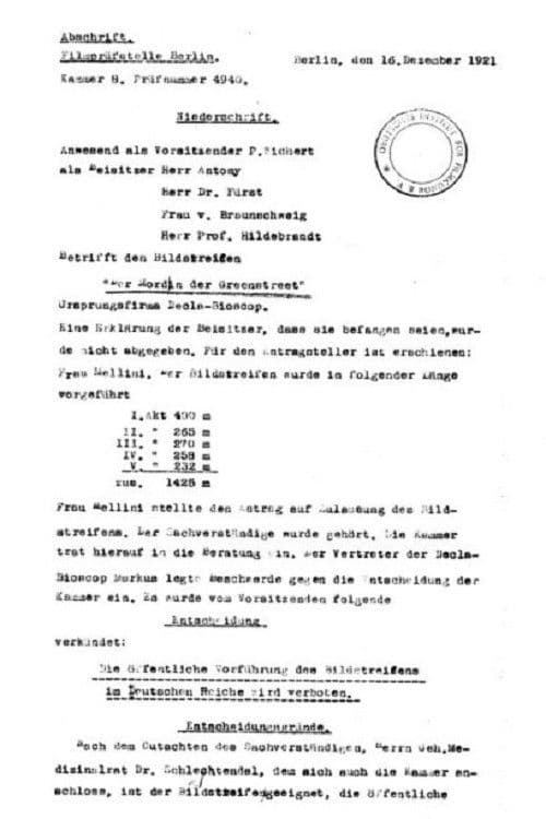 Der Mord in der Greenstreet