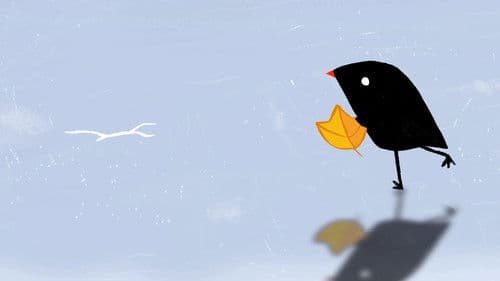 Der kleine Vogel und das Blatt Bild 1