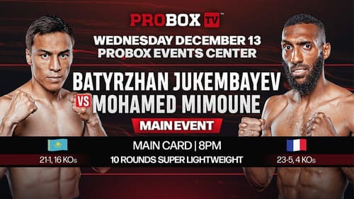 Batyrzhan Jukembayev vs. Mohamed Mimoune Bild 1