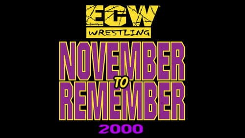 ECW November to Remember 2000 Bild 1
