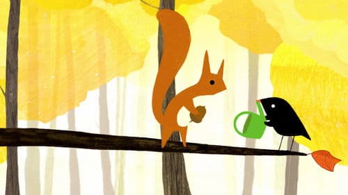 Der kleine Vogel und das Eichhörnchen Bild 1