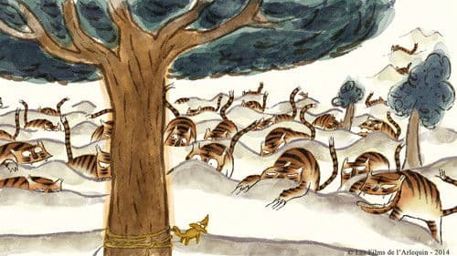 Tigres à la queue leu leu Bild 1