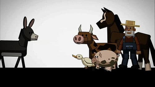 The donkey and the bottle Bild 1