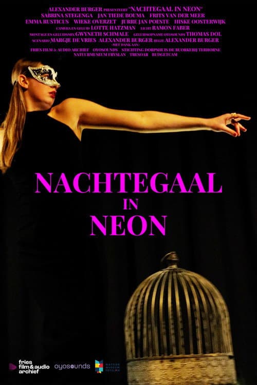 Nachtegaal in neon
