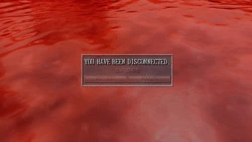 >YOU HAVE BEEN DISCONNECTED. Bild 1
