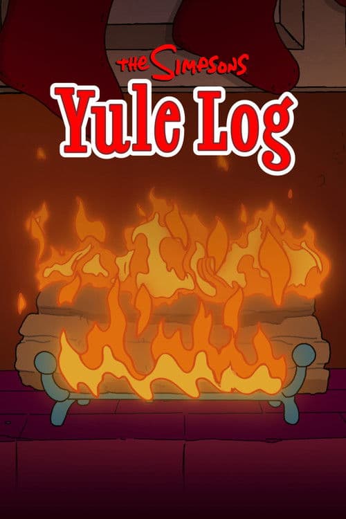 The Simpsons Yule Log