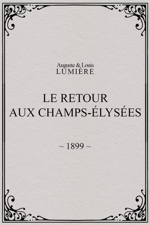 Le retour, aux Champs-Élysées