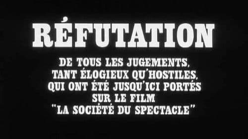 Réfutation de tous les jugements, tant élogieux qu'hostiles, qui ont été jusqu'ici portés sur le film 'La société du spectacle' Bild 1